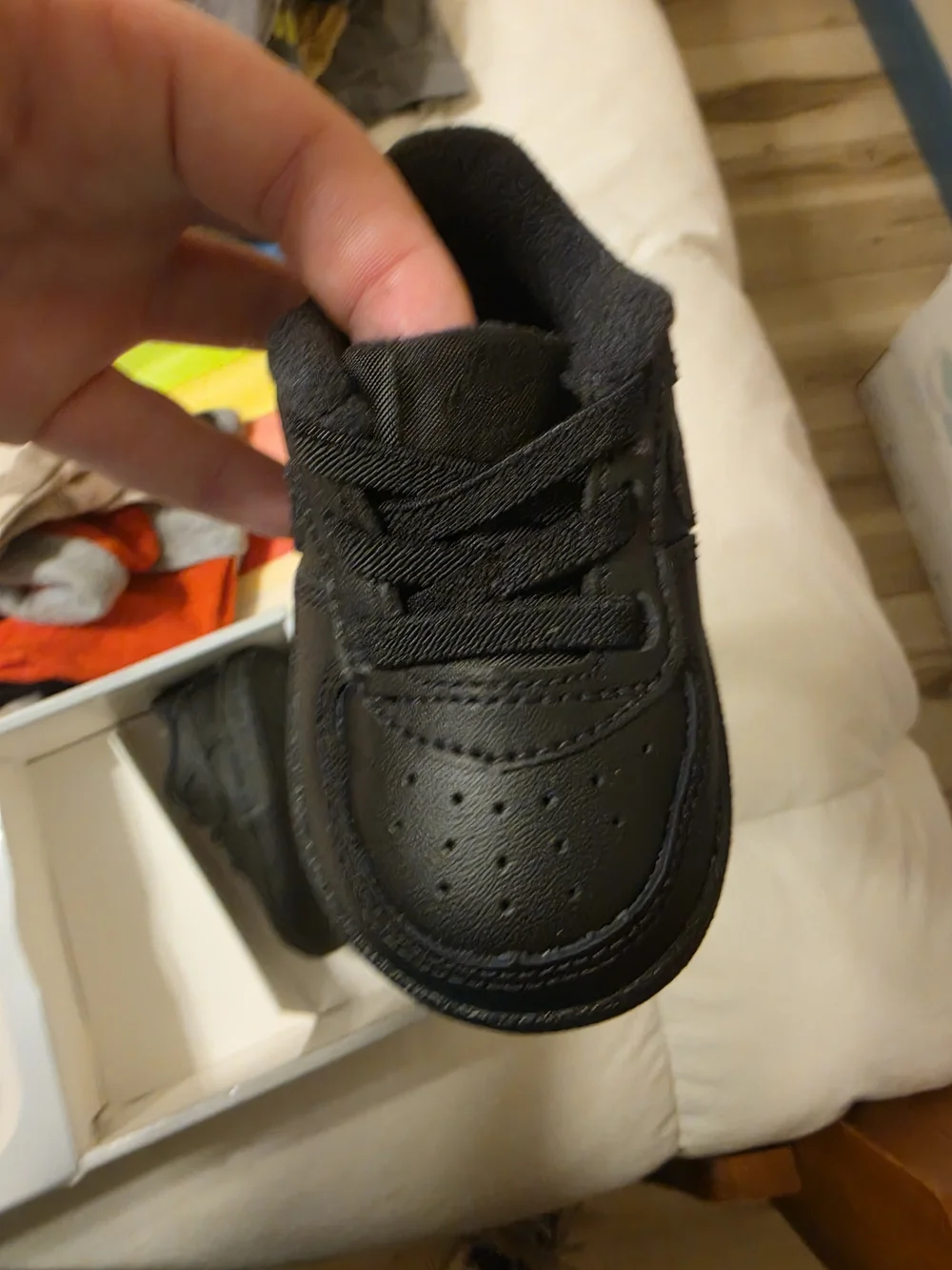 Nike Toddler All-Black Low Top Trainer
